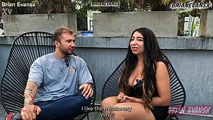 Mexican star Verito Aguass teases with juicy tits in spicy interview chaos - Brian Evansx