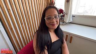 shy raquel the brunette flips into total anal slut mode fast