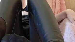 you crave me dominating you in shiny latex goddess outfit