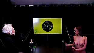 naughty interview explodes with filth alice vasconcelos and vovo moai porn cast brazil part 2 sheer red!