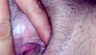 milf wife enjoys intense cameltoe massage from amateur hands