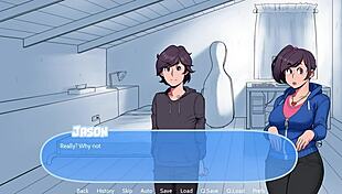 happy puppies romp with snow daze milf group