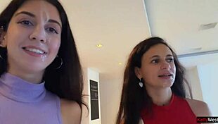 Slutty neighbors, you cute faces need our hot cum for that public walk, ready to flash and kneel?