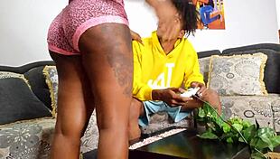 Stepmom grabs controller fuck my juicy ass instead!