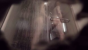 Shower fun turns wild with horny amateur couple!