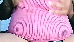 indian housewife flaunts juicy hairy pussy and huge saggy tits closeup