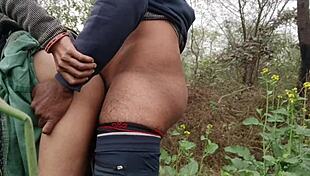 i love slapping my huge tits outdoors in the grass field