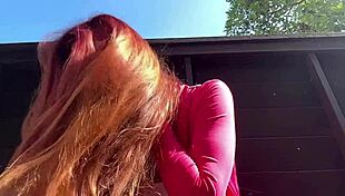 Artemisia Love Italian MILF Long Hair Outdoor Fetish