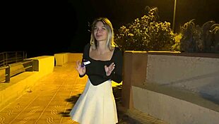 seaside stroll stranger spots my bare pussy outdoors