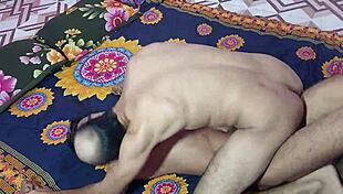 Popy Khatun's sultry village allure draws Hanif and Manik into steamy home threesome