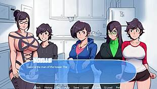 happy puppies romp with snow daze milf group