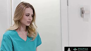 New Cute Petite Masseuse Kyler Quinn Masters Nuru Oil Ride on Monster Cock