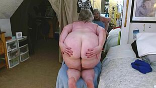 dawnskye1962 strips spanks her huge ass and masturbates hairy pussy for dustin... oh god yes!!