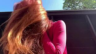 Artemisia Love Italian MILF Long Hair Outdoor Fetish