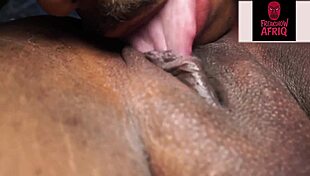 Big ebony ass shakes cowgirl rides big cock until man cums fast on cheeks