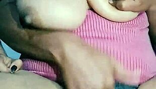 indian housewife flaunts juicy hairy pussy and huge saggy tits closeup