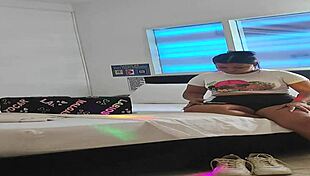 Mature whore sneaks step-nephew rimjob past clueless husband