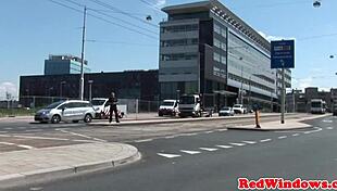 Dicksucking Amsterdam Hooker Teases Tourist Cock