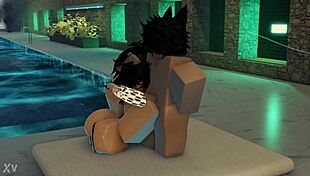 Bunny Femboy Teases Curves Of Big Chested Lady Playfully Part 3