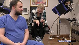 Dr Tampa's Ava Siren Spreads Pussy In First Gyno Exam Gaping BTS!