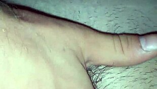 milf wife enjoys intense cameltoe massage from amateur hands