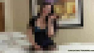 we crave you gulping your own warm cum cei challenge