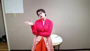 omg femdom masturbates hard roleplaying total dom over neighbor guy 🔥😈