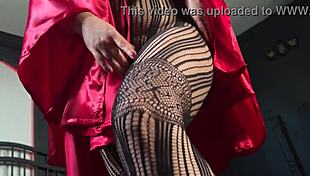 Astarioth Teases Pantyhose Fetish In Seductive Stockings Modeling