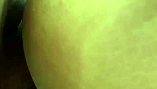 Real couple's wife takes double anal penetration with massive cum facial