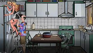 imagine the landlord sneaking under her skirt to sniff panties before jerking cum on her shoes