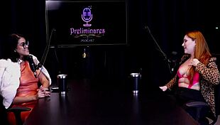 gostosa ruiva natasha fiore mostra peitos enormes apos entrevista nua