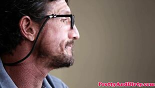 taboo teen model spoons tight pussy after sucking throbbing cock