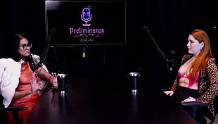 gostosa ruiva natasha fiore mostra peitos enormes apos entrevista nua