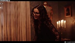 nerdy vampire leana lovings rips clothes off asian rikako katayama for wet lesbian scissoring