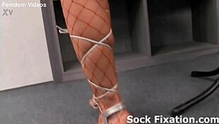 Inhale deep as my sweaty gym socks tease your foot fetish urges