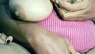 indian housewife flaunts juicy hairy pussy and huge saggy tits closeup