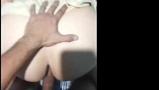 Secretary bends over in wife's bed