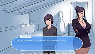 happy puppies romp with snow daze milf group