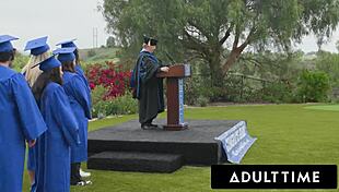 oh man i finally get my first sneaky public threesome with alona bloom and lily starfire