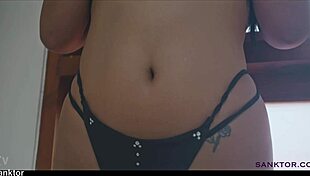 sanktor's curvy native american bbw babe rips clothes masturbates huge tits