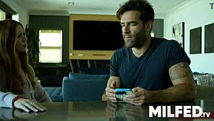 Husband catches horny mom slamming young cock doggystyle!