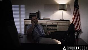 evelyn claire sneaks office quickie on hairy pussy with rival journalist