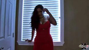 I can't stop orgasming as maxine x fucks her toys with big tits shaking
