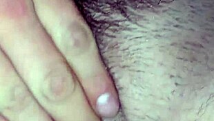 milf wife enjoys intense cameltoe massage from amateur hands