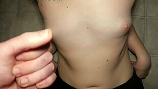 my classmate drains balls with deepthroat handjob pov short