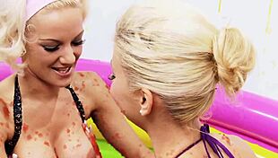 i love watching lou lou and christine lick smooth blonde vaginas