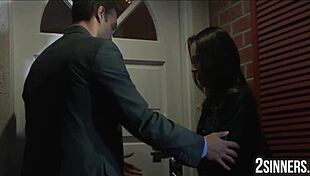 Vintage babe sucks cock intimately then spoons vintage style upstairs for oral pleasure