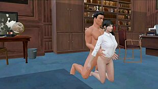 ts yu mengjie starts rough anal with ladyboy in stockings i think?? deepthroat too