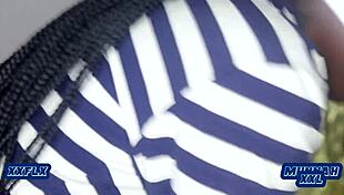 Ebony slut takes raw missionary pounding to skip rent payment