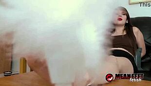 Bound giantess ziva fey punished with garage tickling on huge bare feet